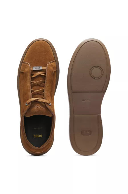 Deportivas Gary de ante con cordones elásticos