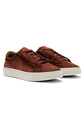 Gary low-top trainers in suede