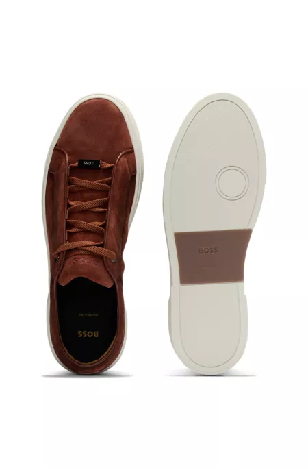 Gary low-top trainers in suede