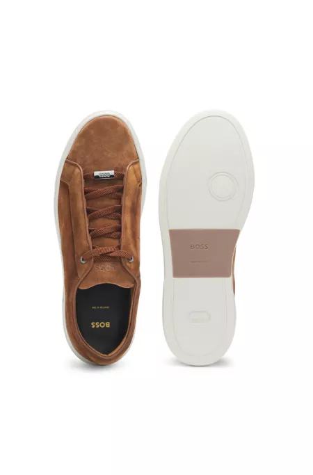Gary low-top trainers in suede