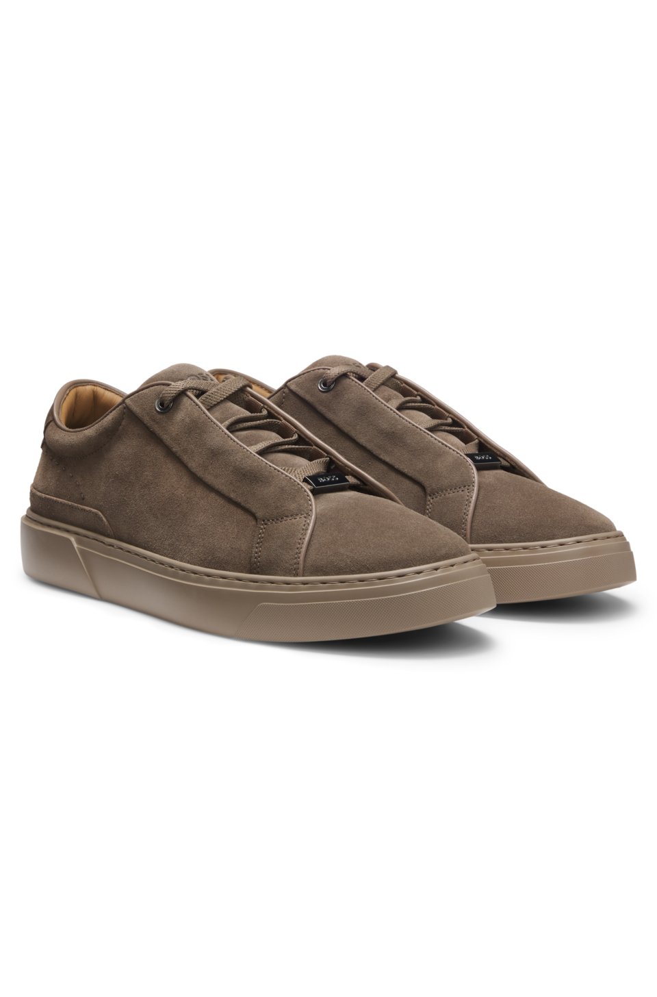 Gary trainers in suede with elastic lacing system