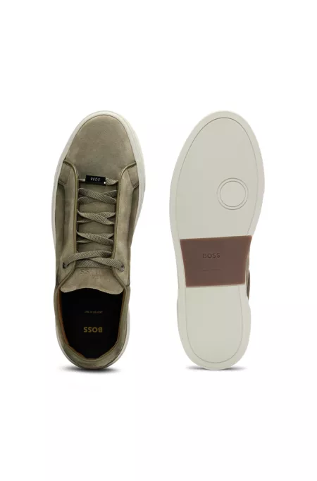 Gary low-top trainers in suede