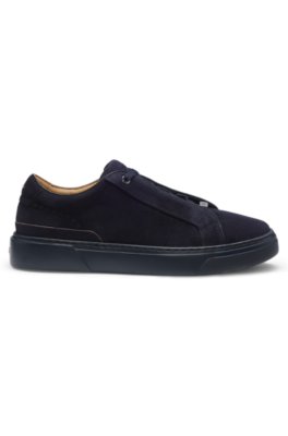 Boss Gary trainers in suede with elastic lacing system låga sneakers herr – bild 3