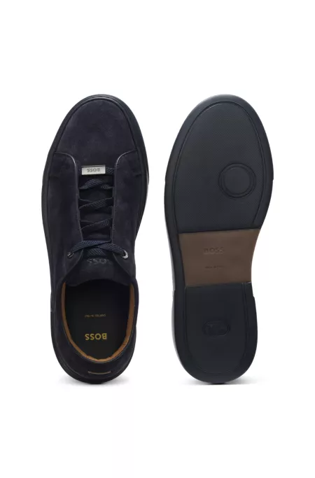 Gary trainers in suede with elastic lacing system