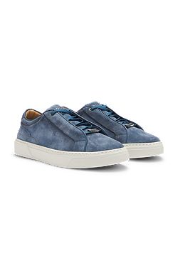 Gary low-top trainers in suede