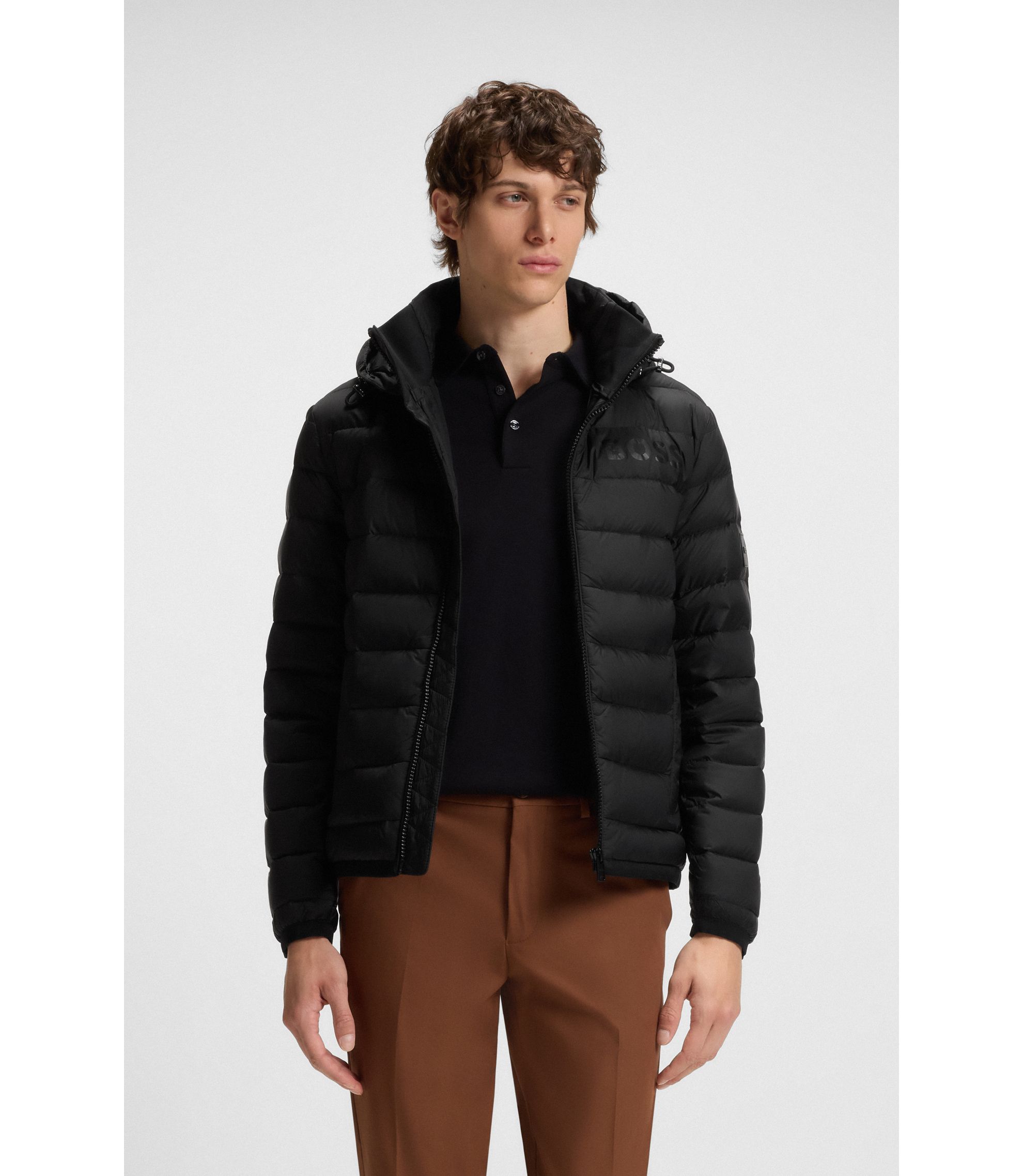 【Hさま専用】【美品】HUGO BOSS ダウンコート　レディース　ブラック 楽天市場】レディース ダウン コート（ブランドヒューゴ・ボス