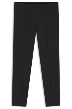 Slim-fit technical trousers with four-way stretch