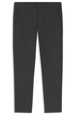 Slim-fit trousers in water-repellent stretch fabric 1