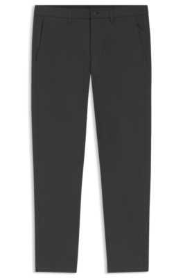 Boss Uomo Grigio Scuro Pantaloni Slim Fit