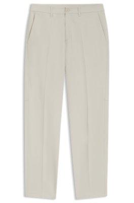 Boss Uomo Beige Pantaloni, S, New, - Immagine 3