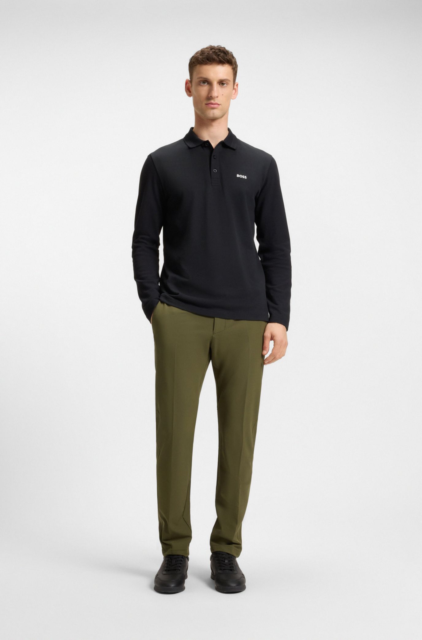 HUGO BOSSGOLF ライトブルー スリムフィットパンツ BOSS - リラックスフィットジーンズ ライトブルーデニム - ブルー