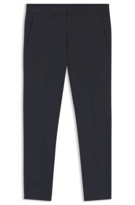 Slim-fit trousers in water-repellent stretch fabric 1