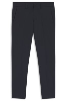 Boss Uomo Blu Scuro Pantaloni Slim Fit