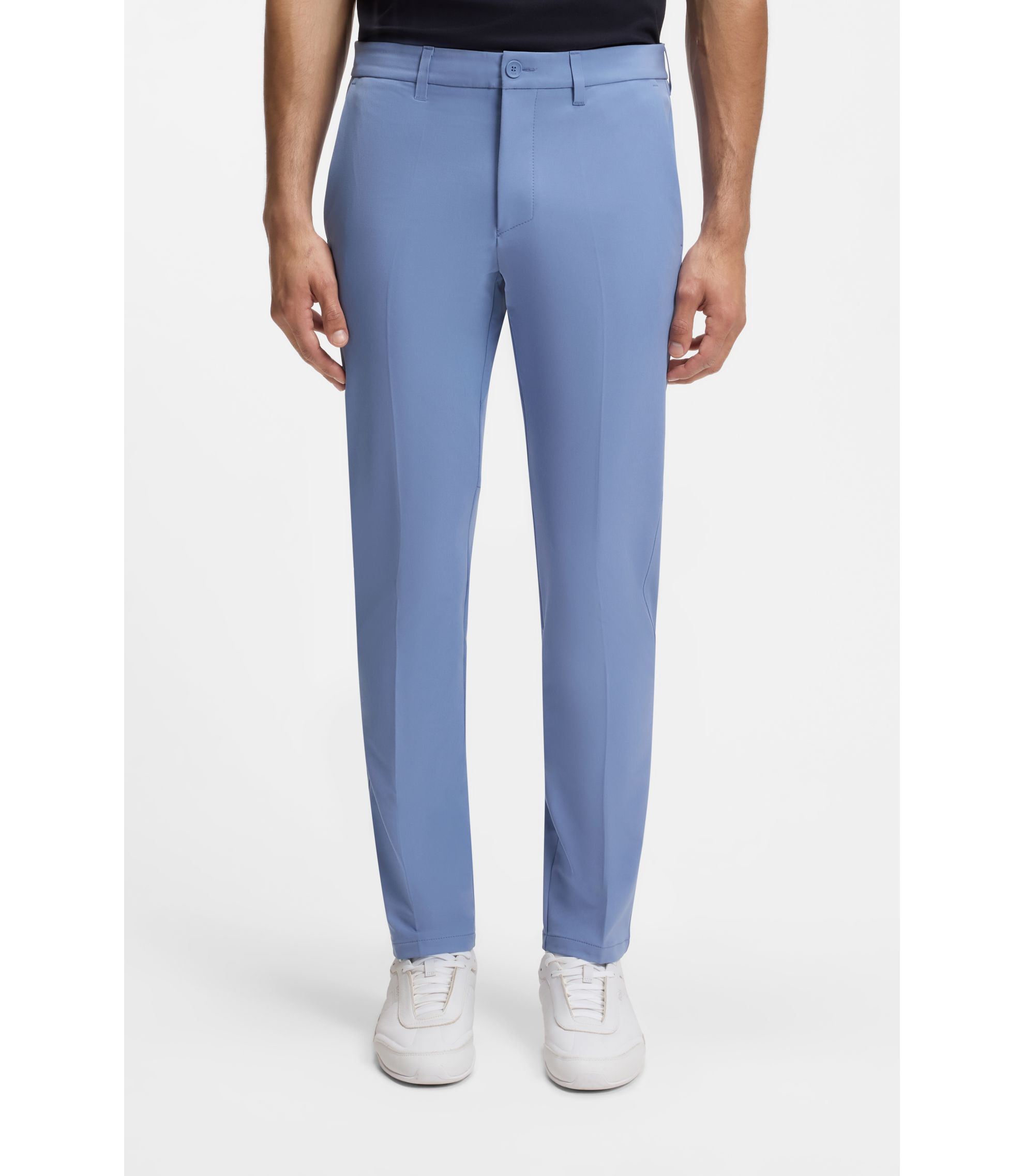 Slim-Fit Hose aus wasserabweisendem Stretch-Gewebe