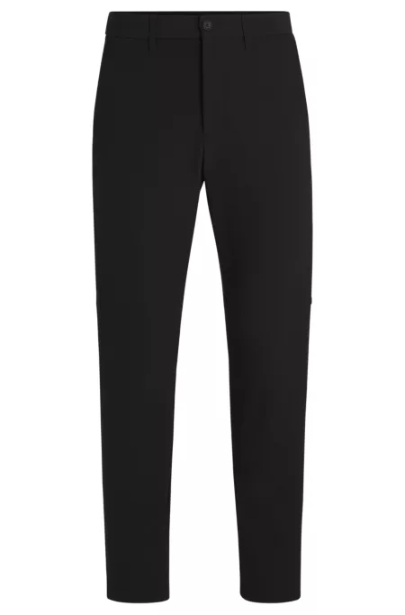 Regular-fit trousers in water-repellent stretch fabric