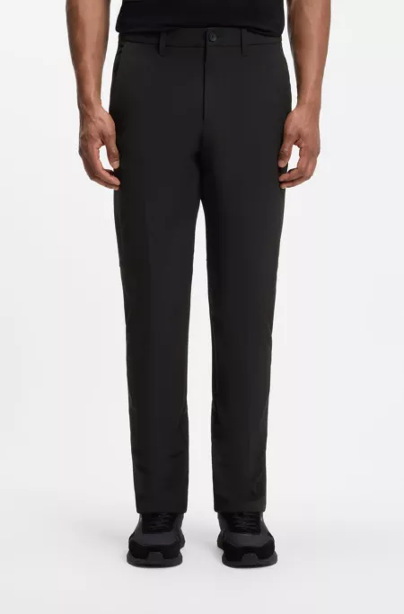Regular-fit trousers in water-repellent stretch fabric