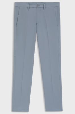 Regular-fit trousers in water-repellent stretch fabric, Dark Grey