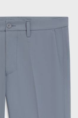 Regular-fit trousers in water-repellent stretch fabric, Dark Grey