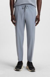 Tapered-Fit Hose aus wasserabweisendem Stretch-Gewebe, Grau