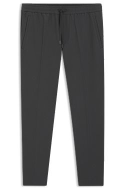 Tapered-fit trousers in water-repellent stretch fabric