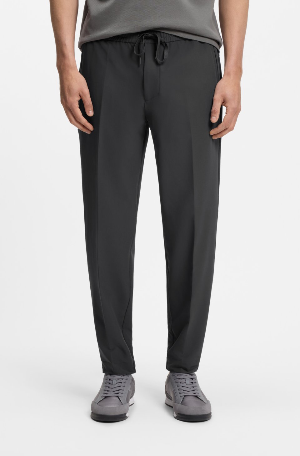 Tapered-fit trousers
