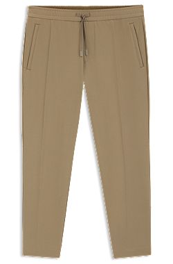 Tapered-fit trousers in water-repellent stretch fabric