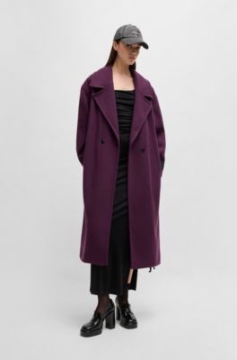 グリーンチェック ダブルブレスト ロングコート せまく ルシック 