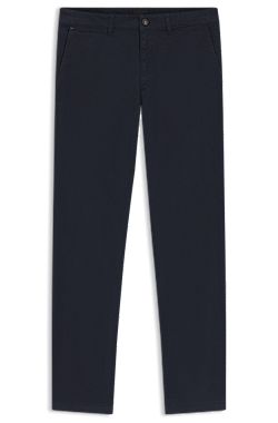 Pantalon Regular en satin de coton stretch