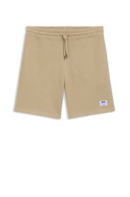 Loose-fit shorts in a waffle-structured cotton blend 1