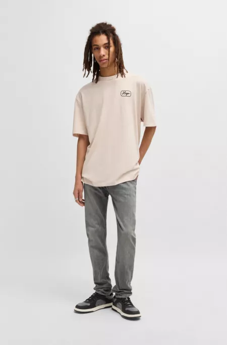 Slim-fit jeans in grey tinted stretch denim