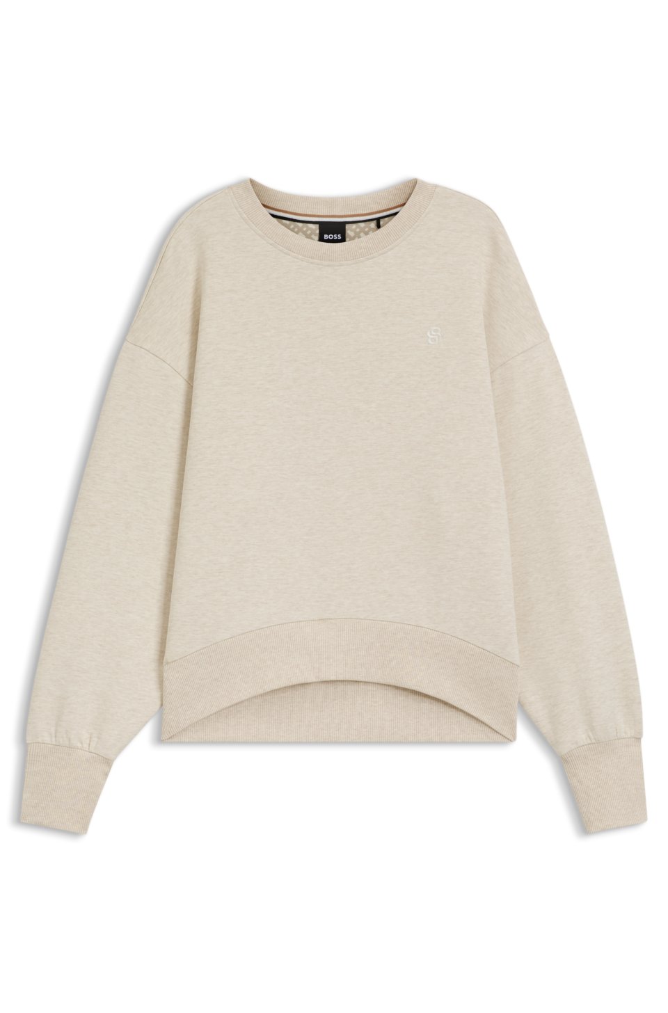 Cotton-blend sweatshirt with Double B monogram