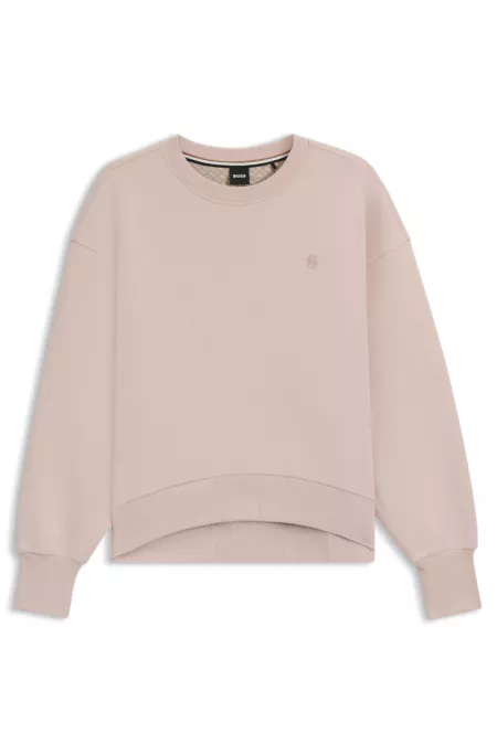 Cotton-blend sweatshirt with Double B monogram