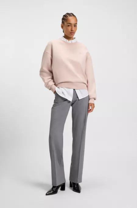 Cotton-blend sweatshirt with Double B monogram