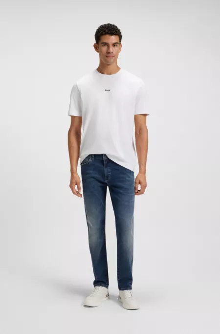 Maine regular-fit jeans in blue soft-motion denim