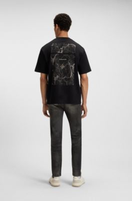 Delaware Slim-Fit Jeans aus komfortablem Stretch-Denim in Grau, Dunkelgrau