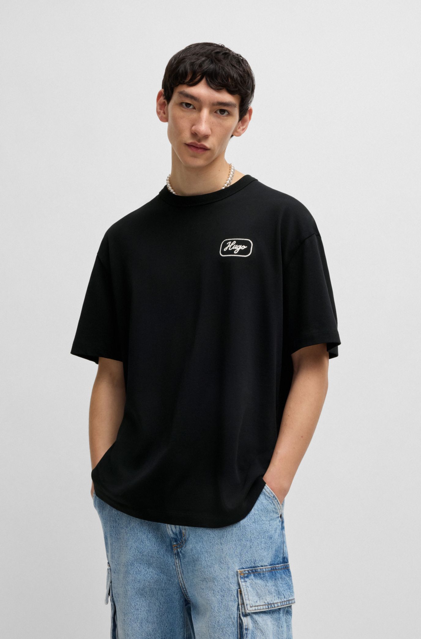 HUGO BOSS HUGO Drallie レーシング プリント Tシャツ 関＊送込 BOSS - BOSS SELECTED BY SHOHEI OHTANI シルケットコットン T