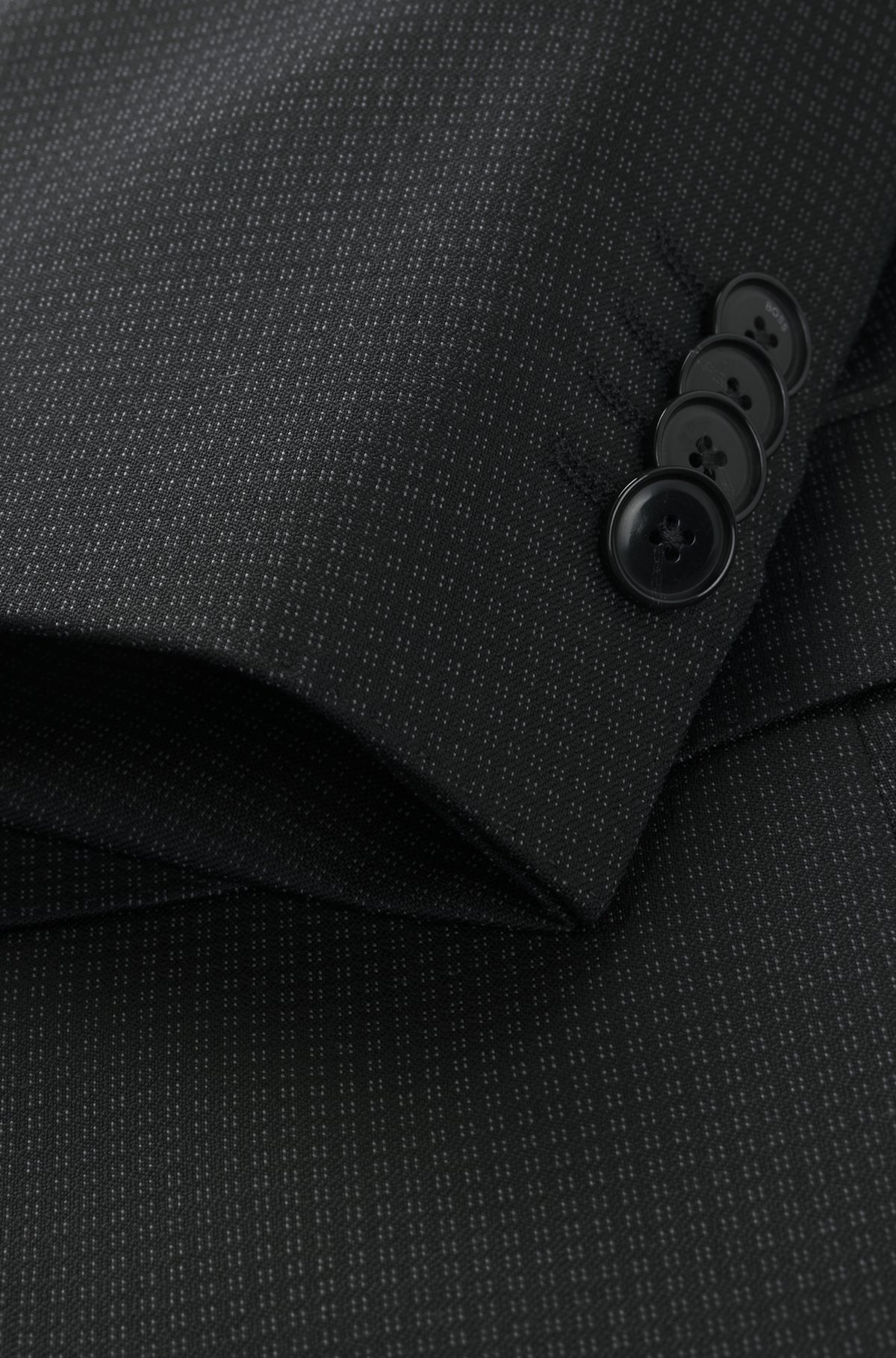 BOSS - スリムフィット スリーピーススーツ パターン ストレッチ BOSS - スリムフィット スリーピーススーツ パターン ストレッチ