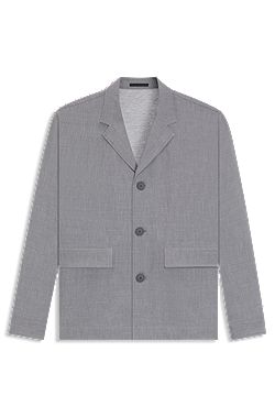 Relaxed-fit jacket in bonded stretch fabric