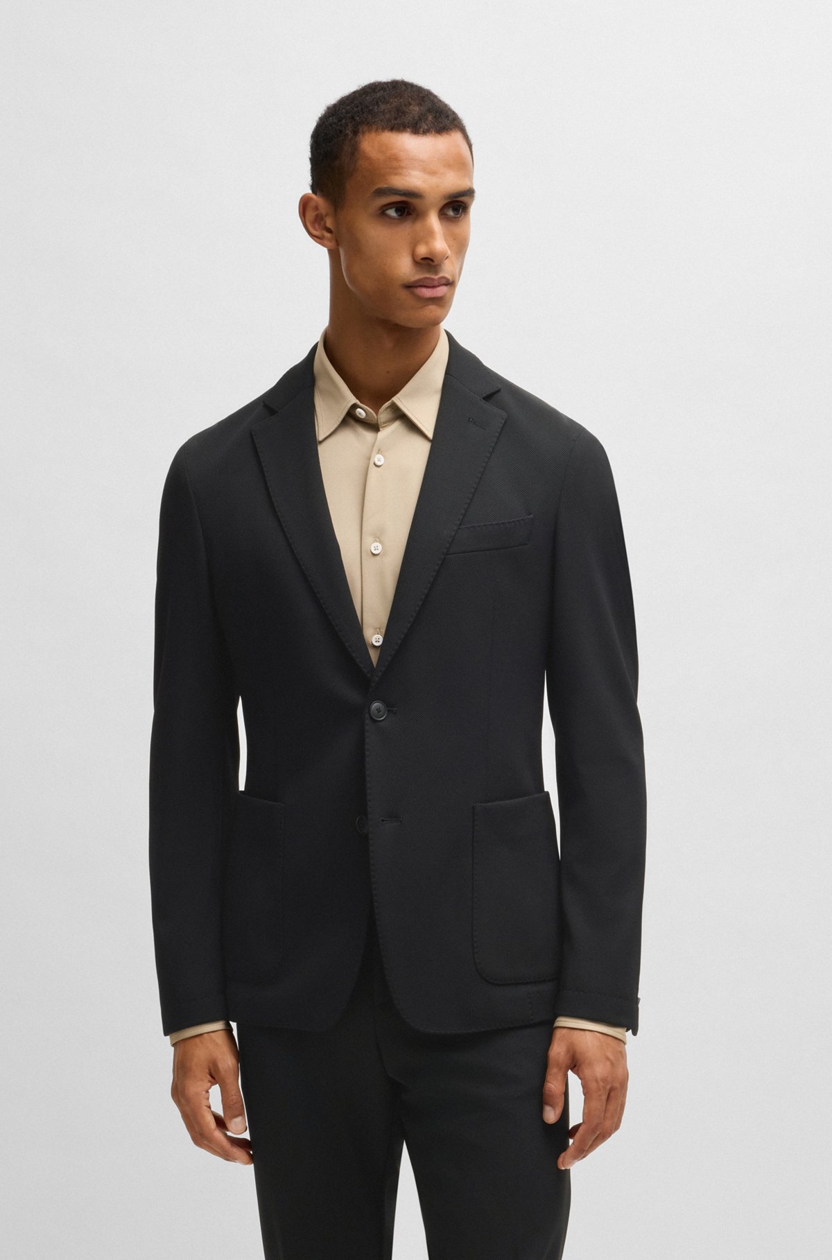 BOSS - スリムフィットジャケット ウォッシャブル ストレッチ BOSS - スリムフィットジャケット ウォッシャブル ストレッチ