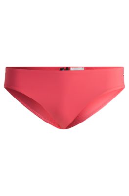Bikini bottoms with a low rise, Dark pink