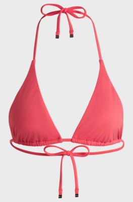 Haut de bikini avec coussinets amovibles, Rose fonc&eacute;