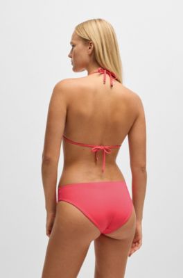 Haut de bikini avec coussinets amovibles, Rose fonc&eacute;