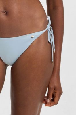 Tie-side bikini bottoms, Light Blue