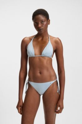 Tie-side bikini bottoms, Light Blue