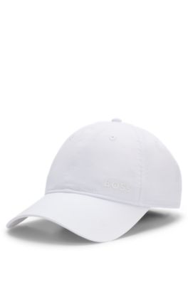 Logo cap with UV protection, White