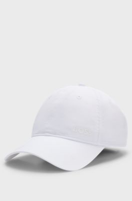 Logo cap with UV protection, White