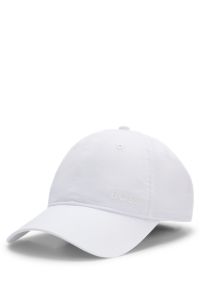 Logo cap with UV protection, White