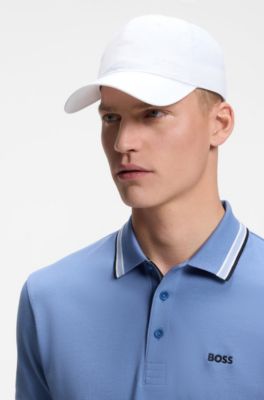 Logo cap with UV protection, White
