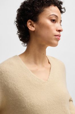 Pull Madewell En Laine Mélangée Beige - Taille XS - Neuf Avec étiquette (présente De Légères Imperfections)