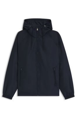 Water-repellent jacket with Double B monograms, Dark Blue